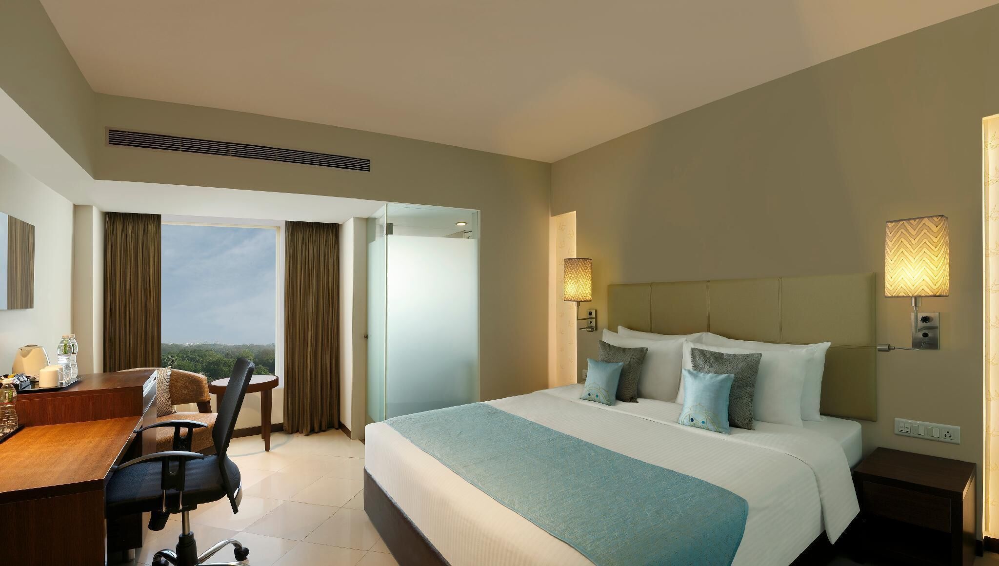 Quarto casal luxo, 1 cama de casal | Vista para a cidade