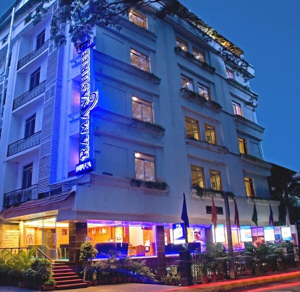 Front of property - evening/night