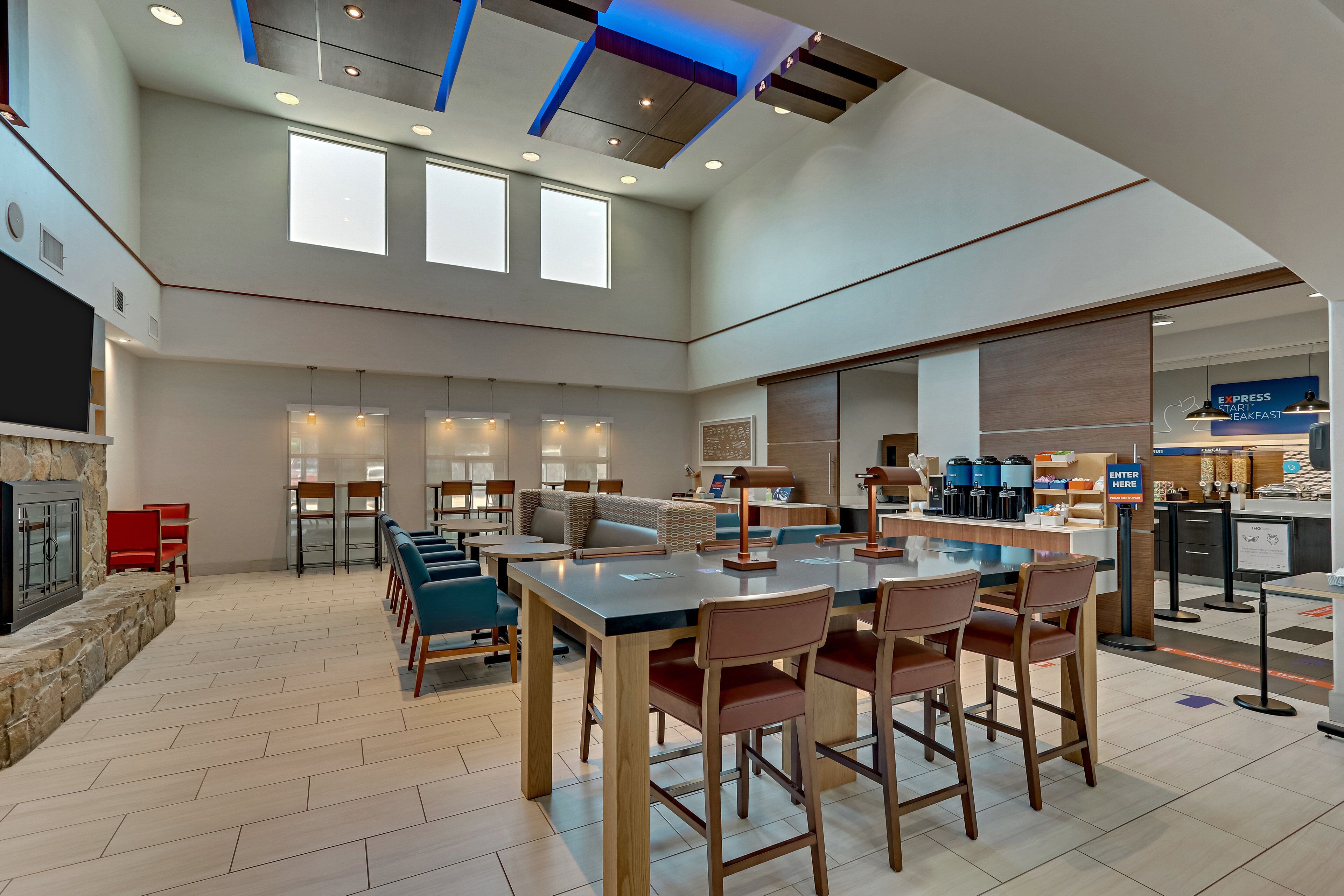 Free buffet breakfast