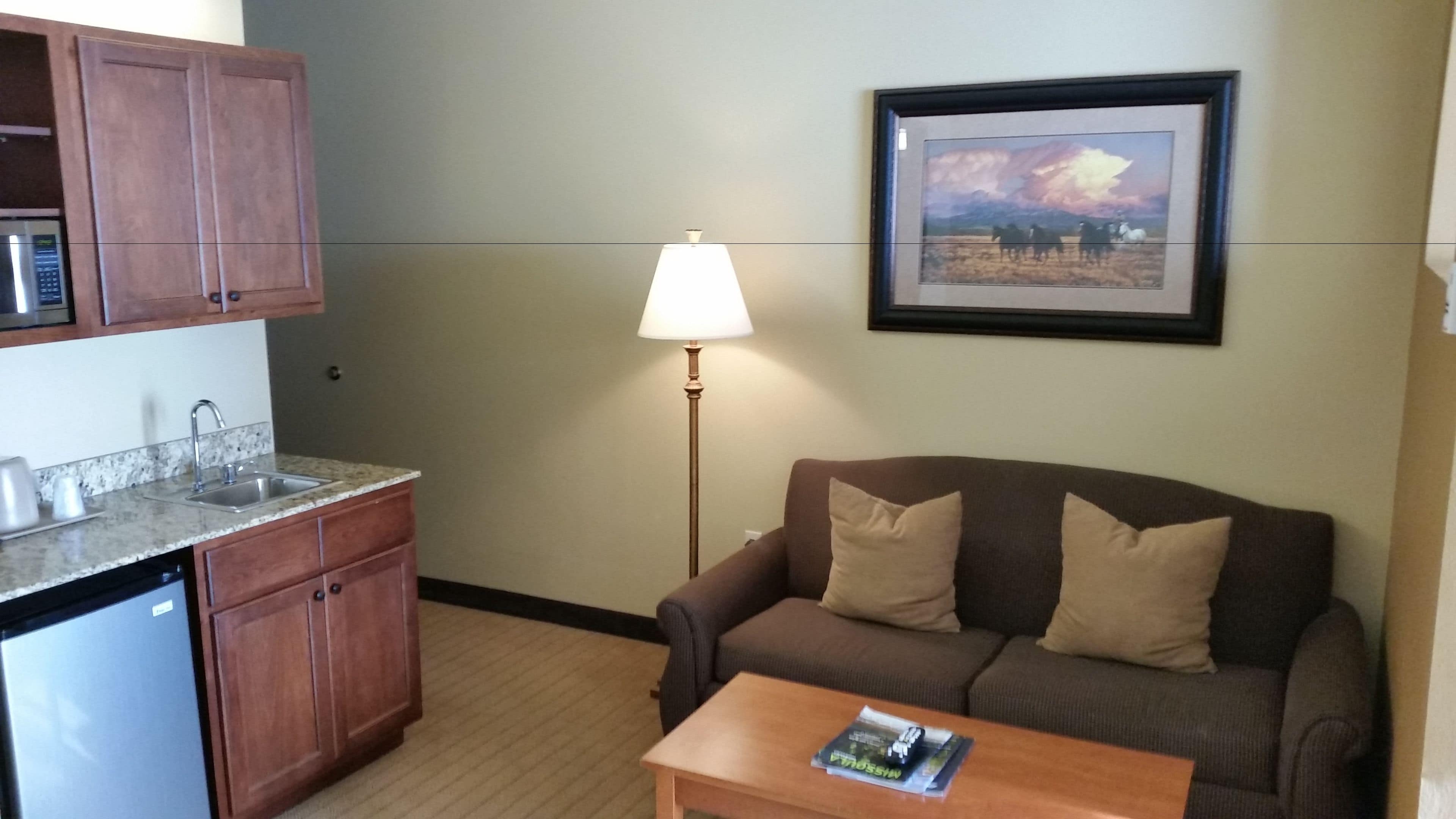 pillow-top beds, desk, blackout curtains, iron/ironing board