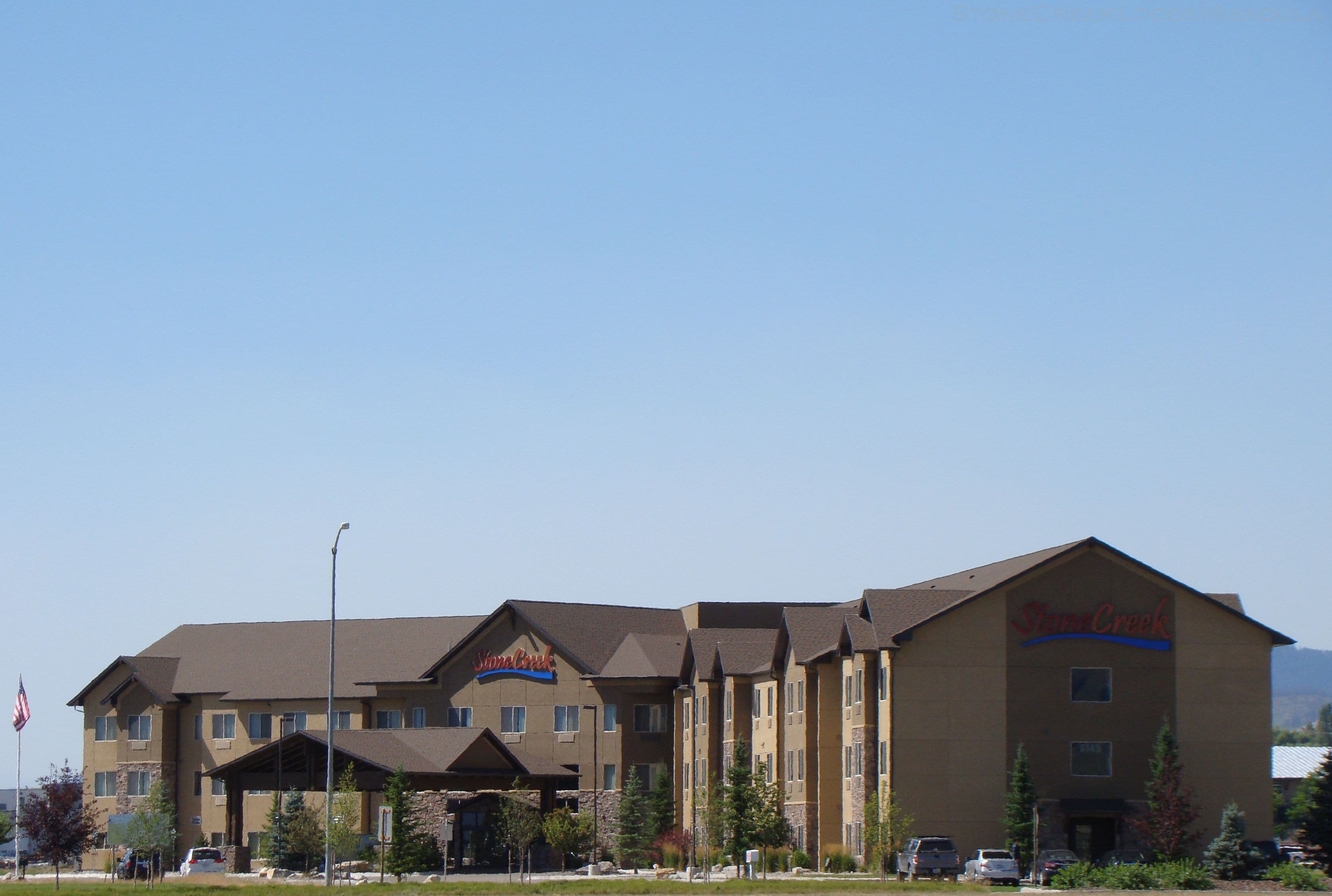 Façade de l’hébergement