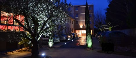 Front of property - evening/night