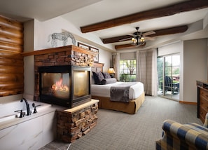 Villa, 1 Bedroom with Kitchen, Living Room and Fireplace | Premium bedding, in-room safe, desk, blackout drapes - Hyatt Vacation Club at The Lodges at Timber Ridge, Branson (Branson)