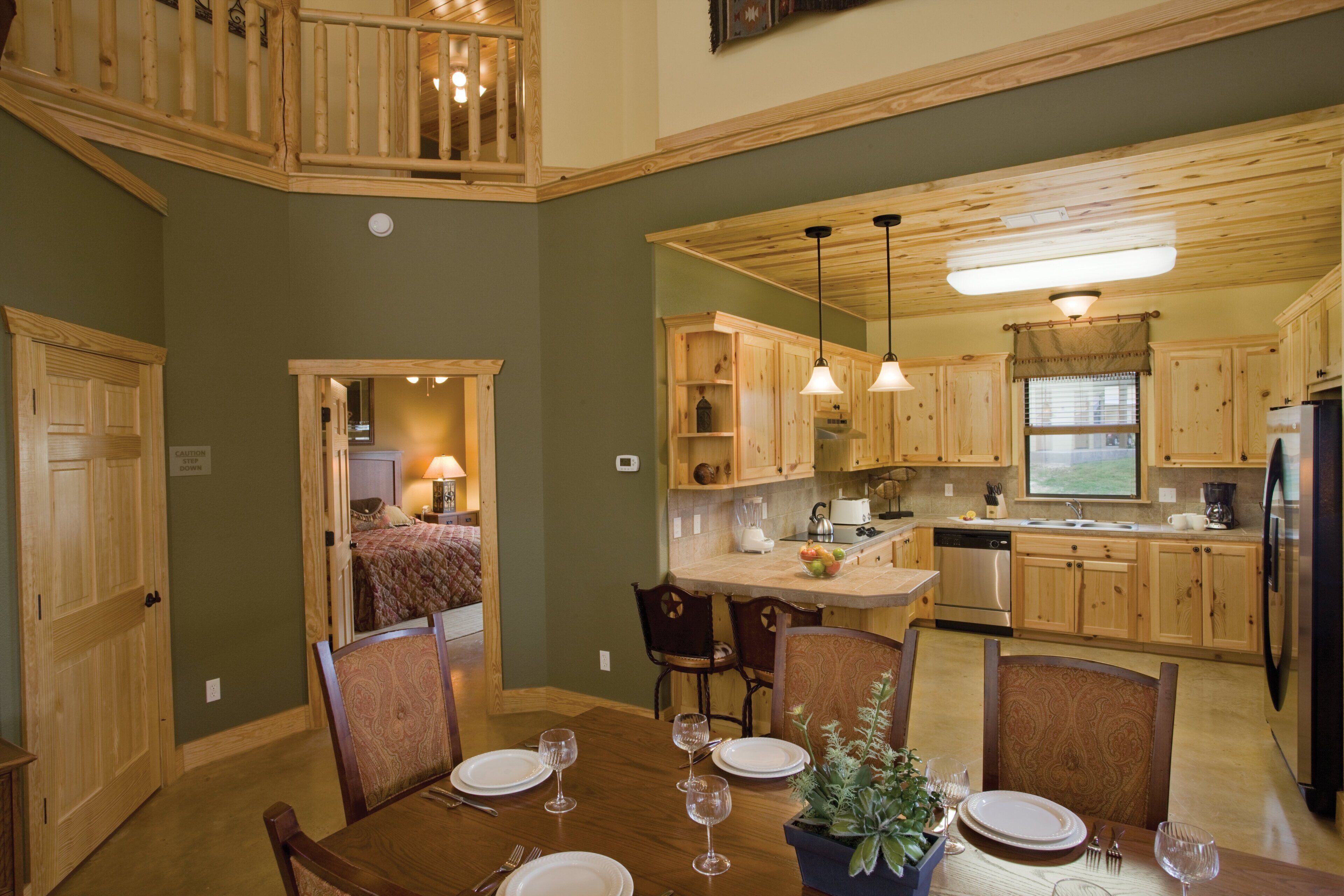 Fridge, microwave, dishwasher, coffee/tea maker