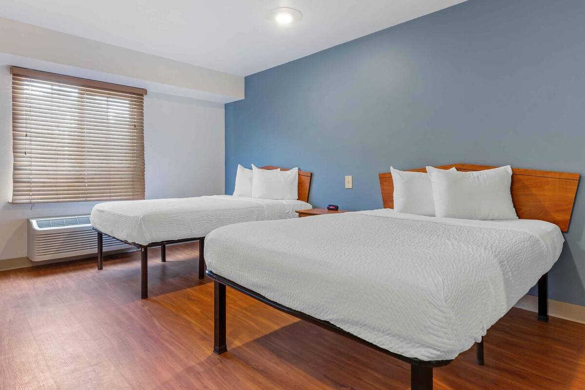 Standard Studio, 2 Double Beds, Non Smoking, Refrigerator & Microwave | Premium bedding, desk, laptop workspace, iron/ironing board (on request)