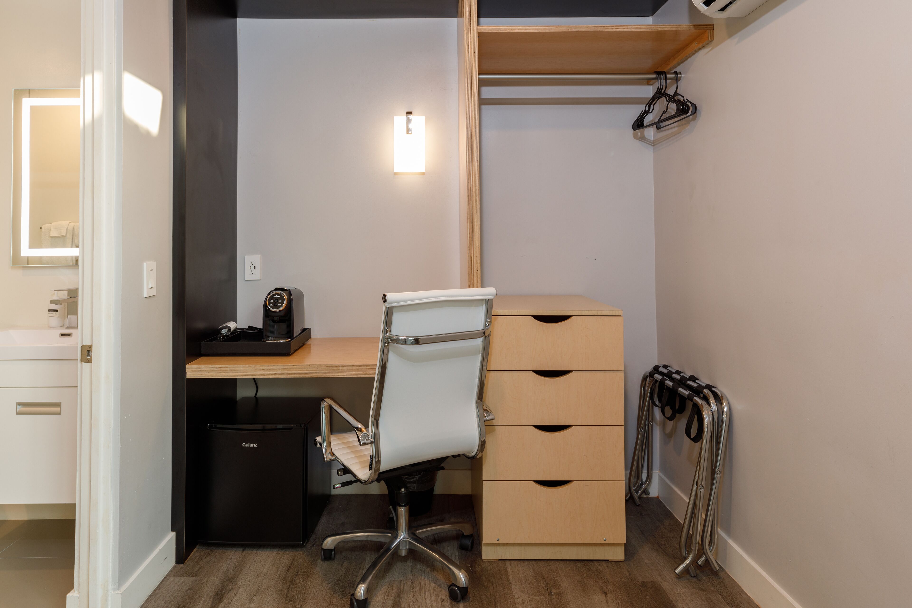 deluxe double bed room (b2) | in-room safe, desk, laptop workspace, blackout curtains