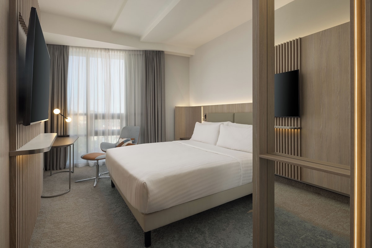 Standard Room, 1 King Bed, City View (view) | Premium bedding, minibar, in-room safe, desk