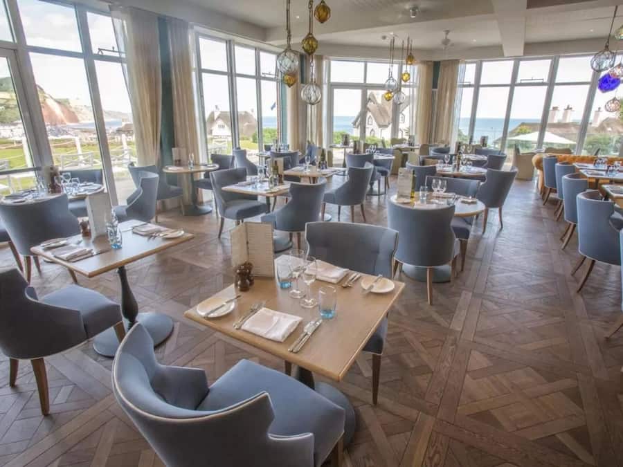 Frokost, lunsj og middag serveres