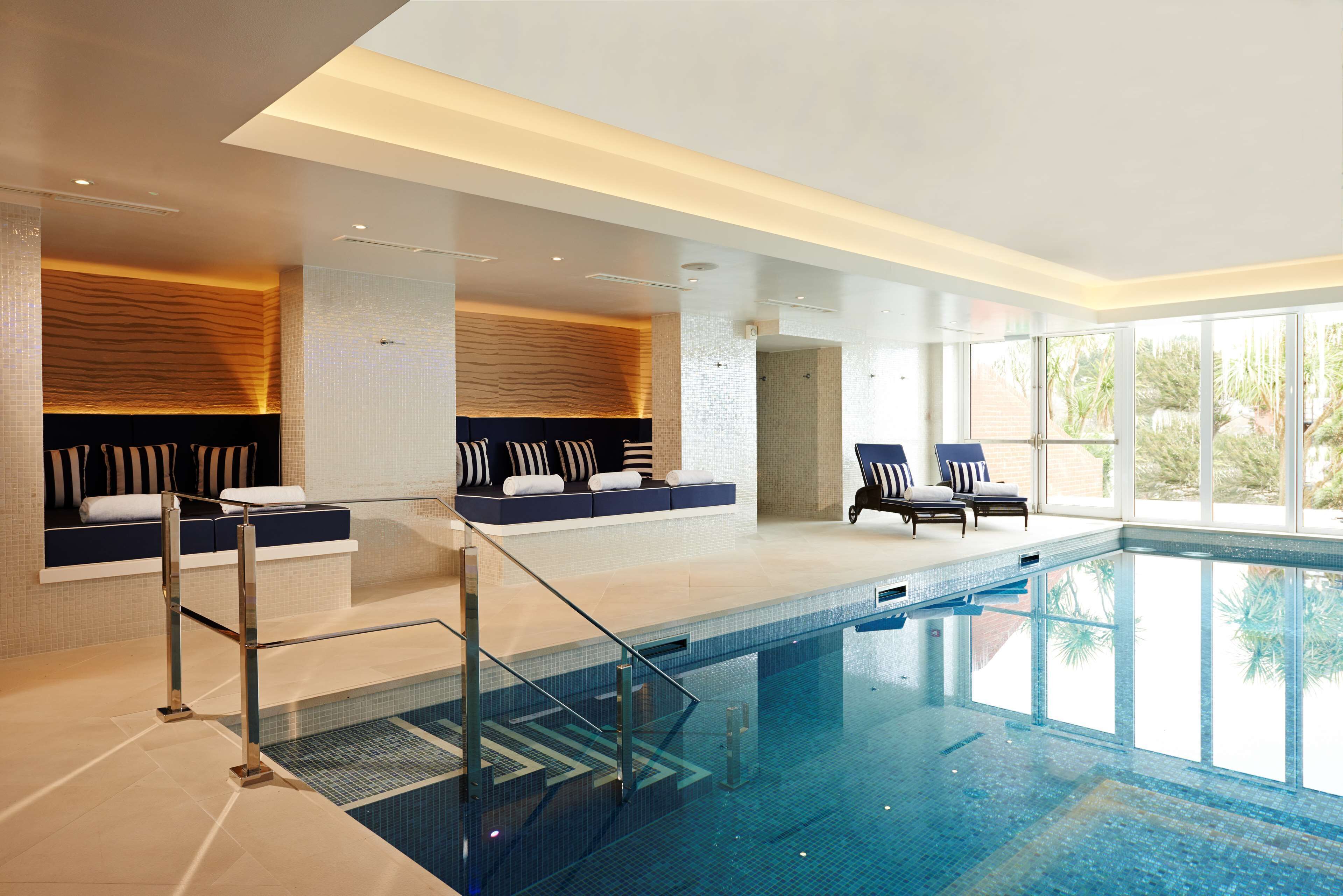 hot tub, body treatments, facials, 5 treatment rooms