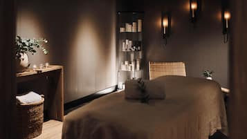 Body scrubs, massage/treatment rooms, manicures and pedicures