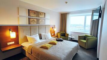 Apartment, 1 Double Bed (and Living Room) | Minibar, in-room safe, desk, iron/ironing board