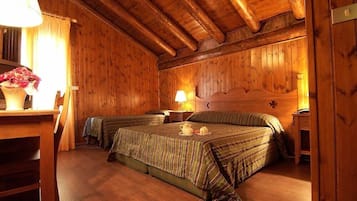 Caja fuerte, cunas (de pago), ropa de cama