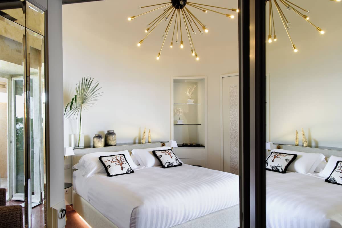 frette italian sheets, premium bedding, select comfort beds, minibar