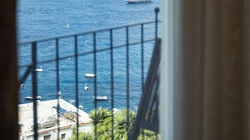 Junior Suite Sea View | Draps italiens Frette, literie de qualité supérieure
