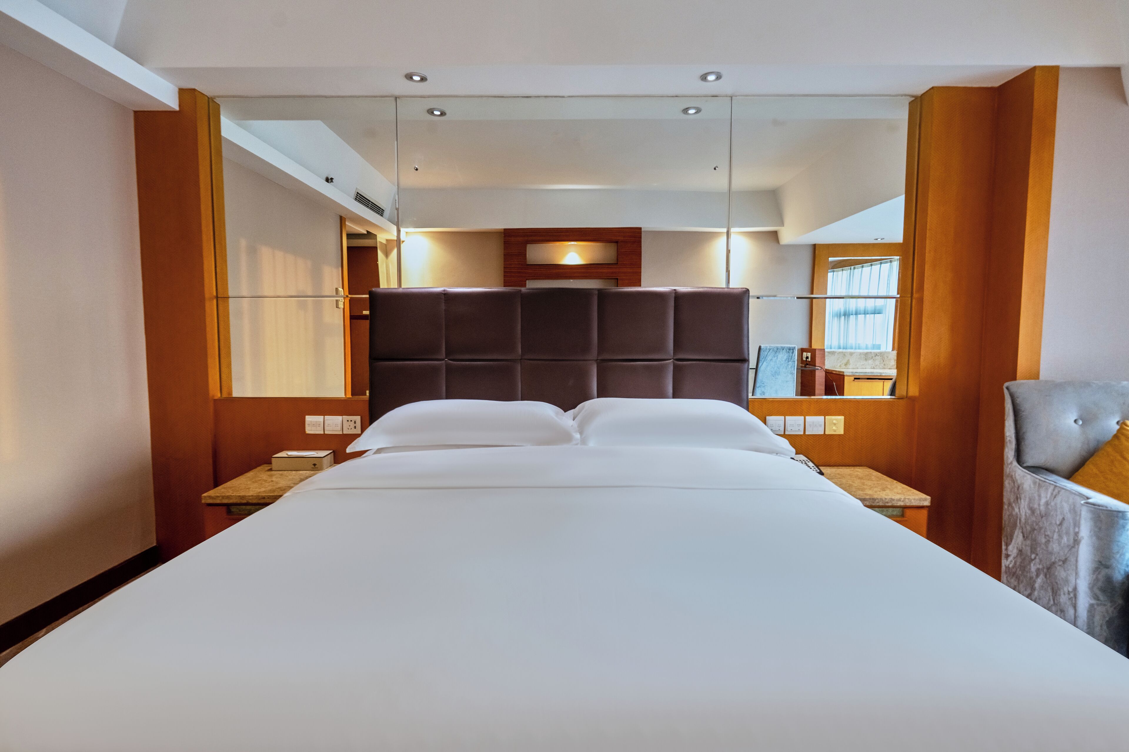 Minibar, in-room safe, desk, blackout curtains