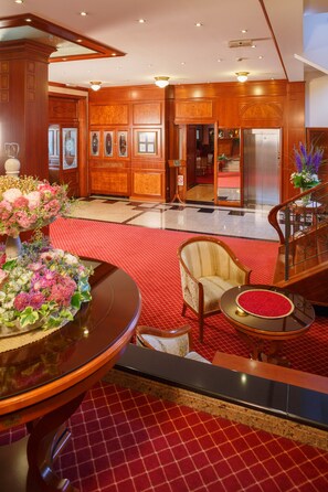 Sala de estar en el lobby