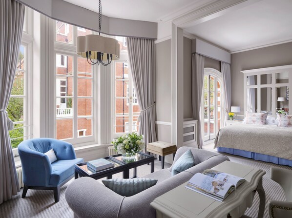 Signature Suite at 11 Cadogan Gardens | Ropa de cama de alta calidad y edredón 
