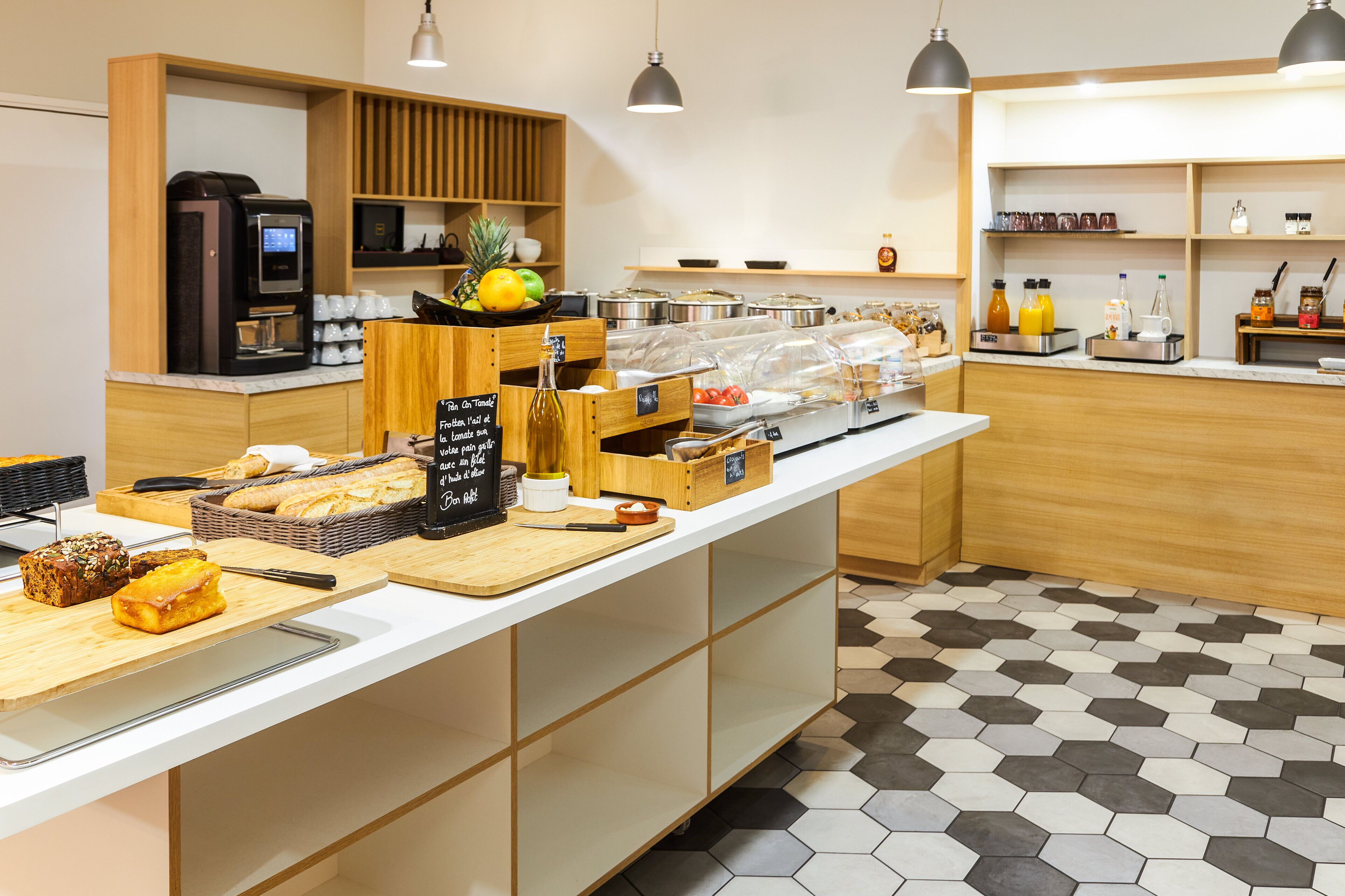 daily buffet breakfast (eur 18 per person)