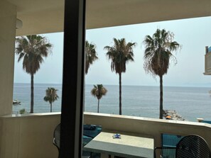 Doppel- oder Zweibettzimmer, Nichtraucher, Meerblick | Bettwäsche aus ägyptischer Baumwolle, Allergikerbettwaren