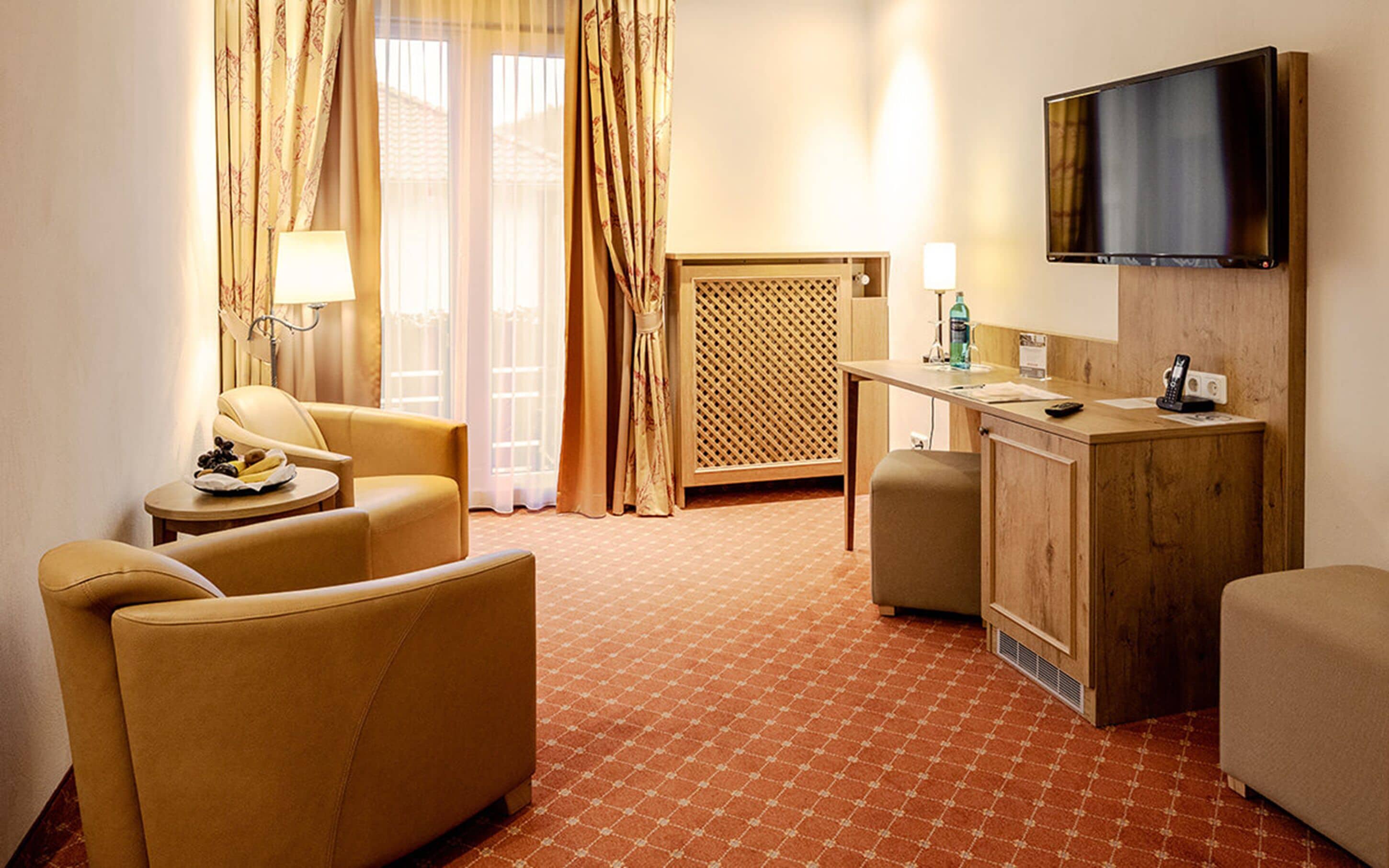 studio | living area | flat-screen tv