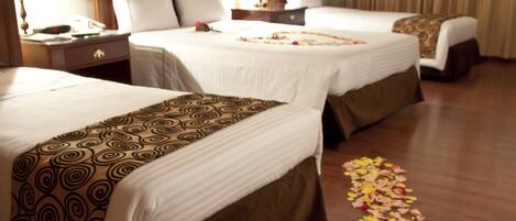 Minibar, in-room safe, desk, blackout curtains