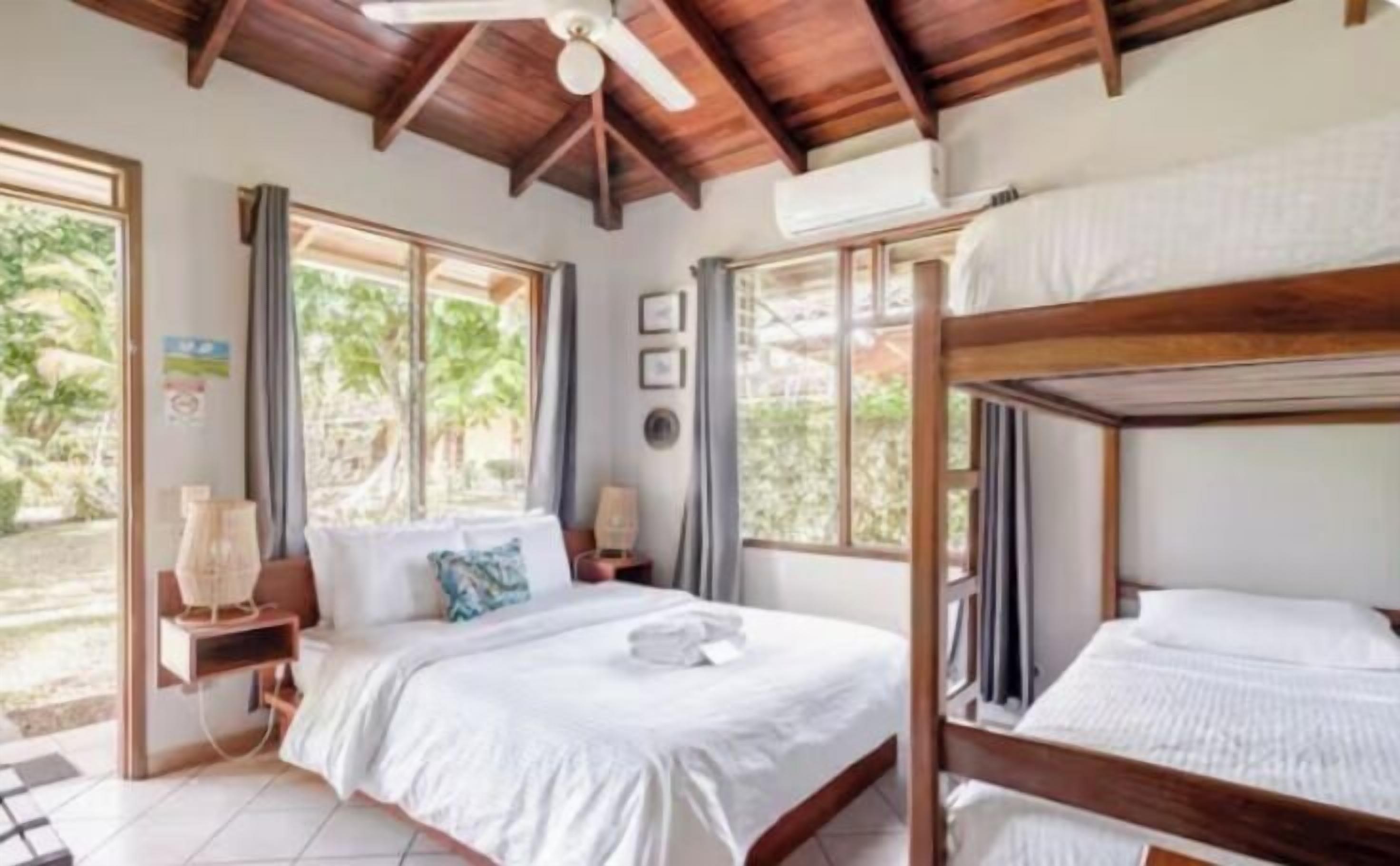 Premium bedding, down comforters, individually decorated