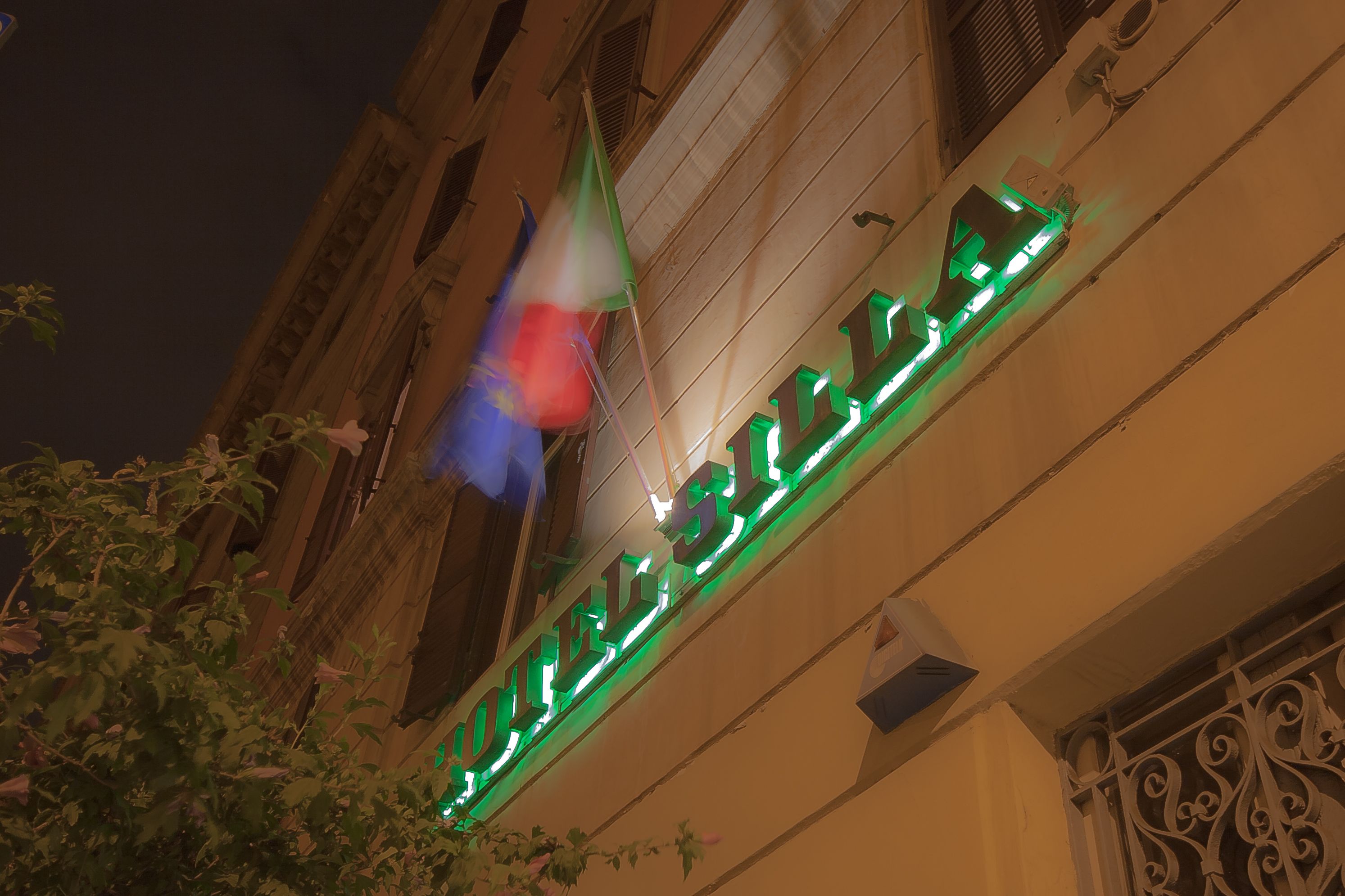 front of property – evening/night