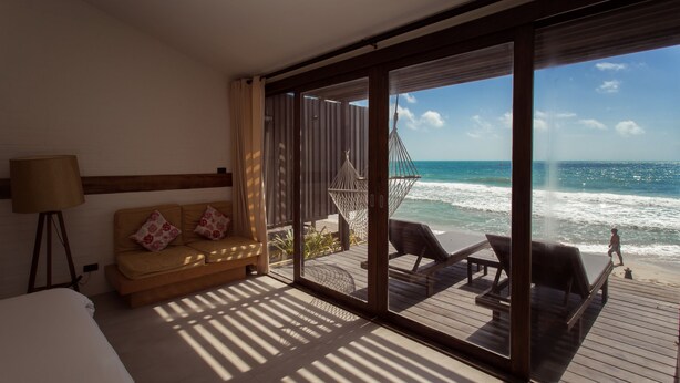 Bungalow, Beachfront | Terrace/patio - Baan Talay Resort (Koh Samui)