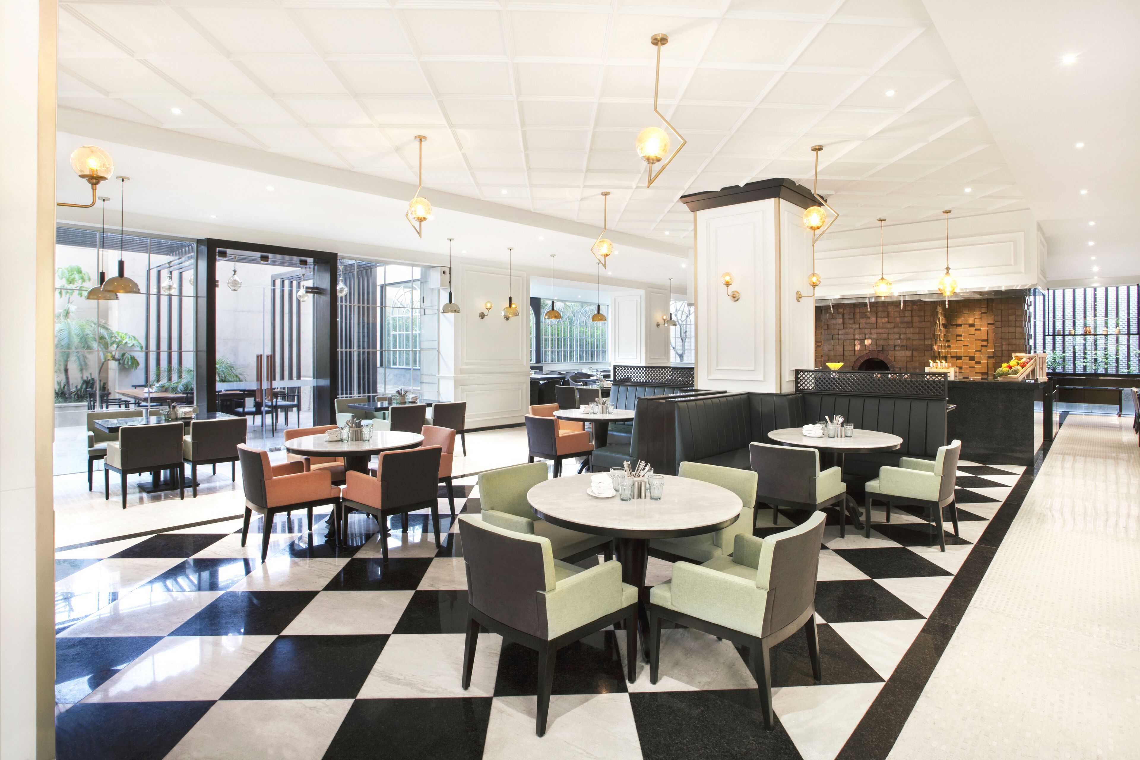 印度菜，室外就餐