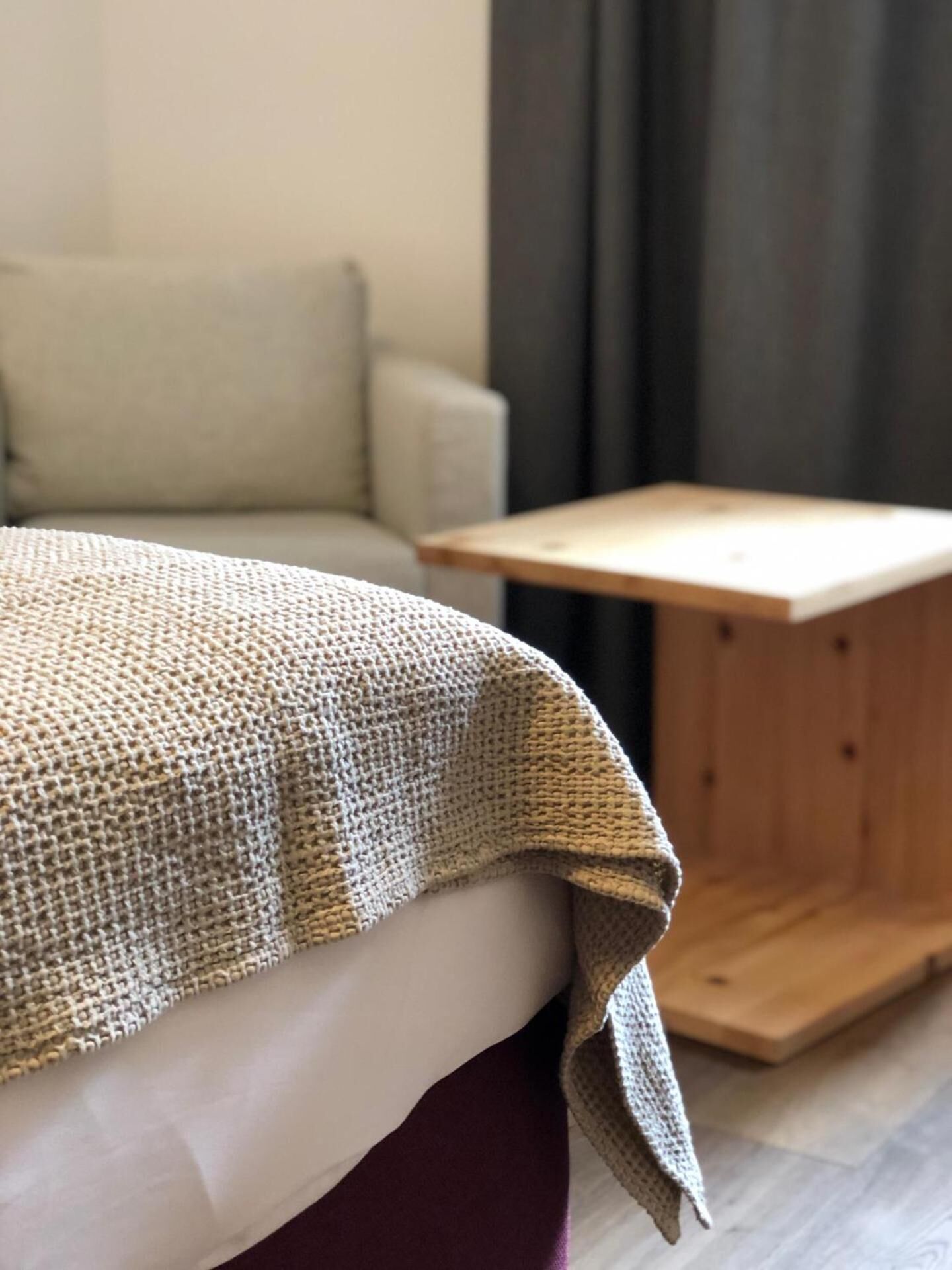 hypo-allergenic bedding, down duvets, in-room safe, blackout curtains