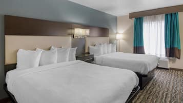Suite, 2 Queen Beds, Non Smoking, Refrigerator & Microwave (with Sofabed) | Pillow-top beds, in-room safe, desk, laptop workspace