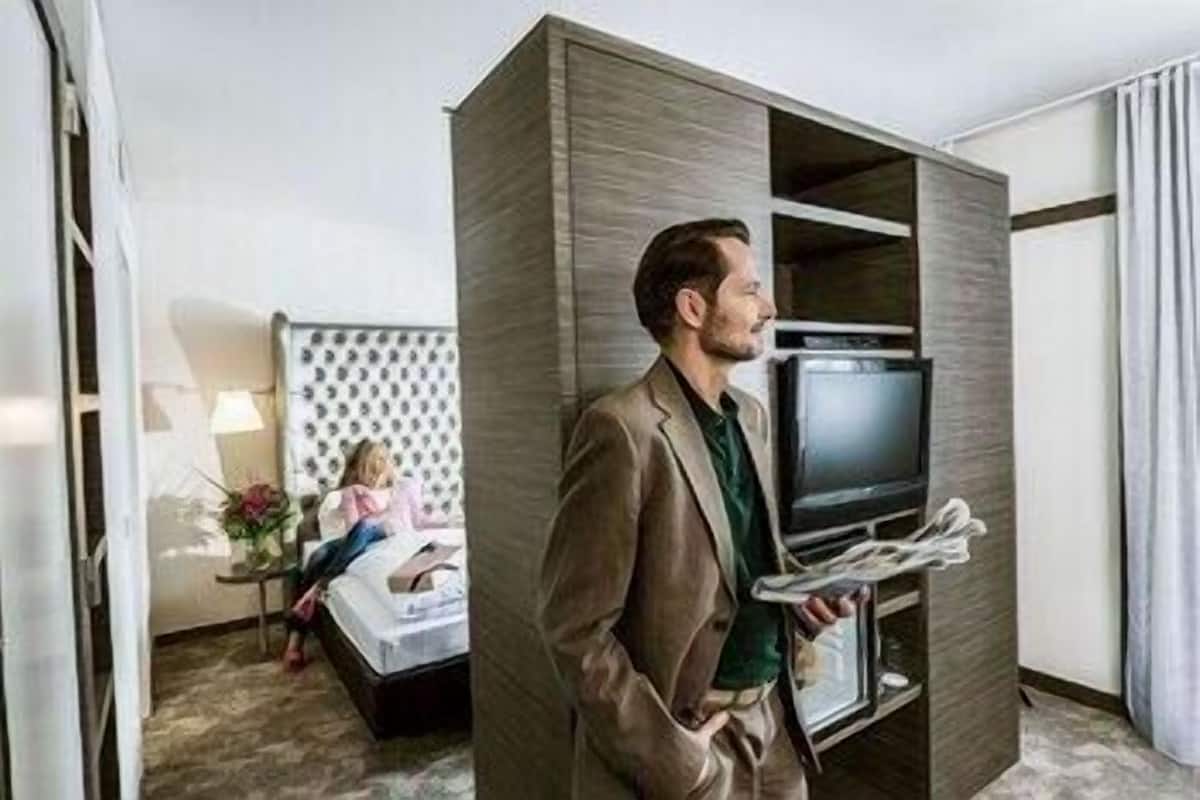 Hypo-allergenic bedding, pillow-top beds, in-room safe, desk