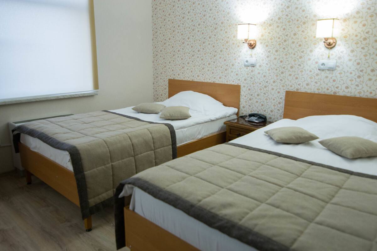 Camera Standard con 2 letti singoli, 1 camera da letto, non fumatori | 1 camera, biancheria da letto di alta qualità, una cassaforte in camera