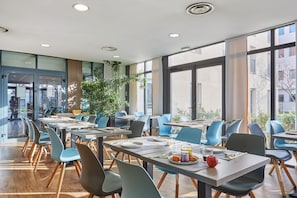 Daily buffet breakfast (EUR 18 per person)