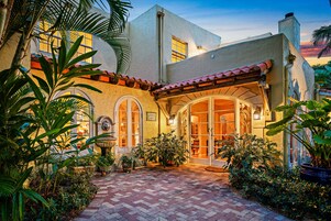 Front of property - evening/night