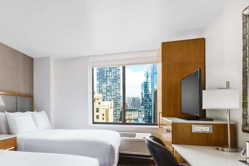 2 Double Beds Empire State Building View | View from room