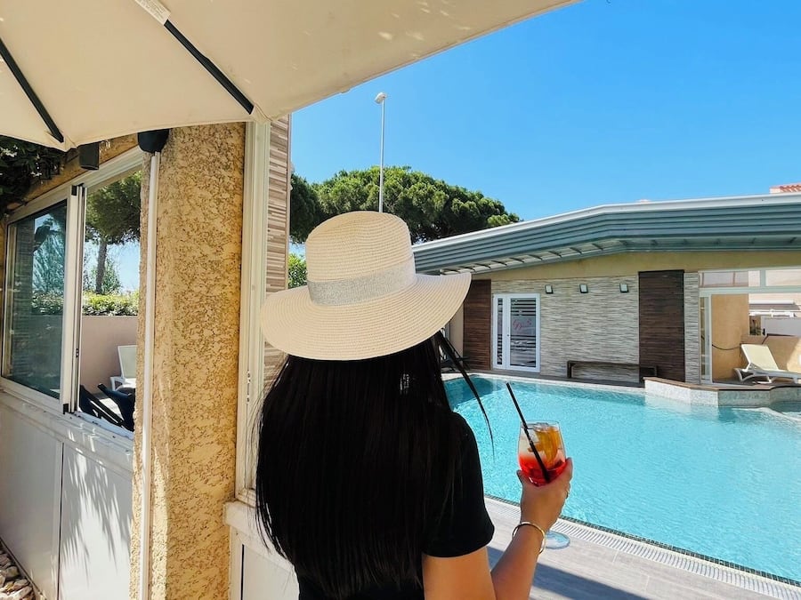 Indoor pool, outdoor pool, open 10:00 AM to 8:00 PM, sun loungers