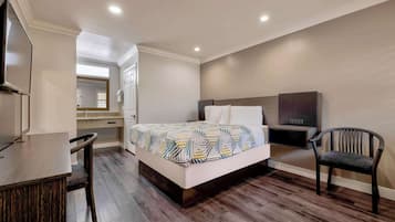 Desk, iron/ironing board, free WiFi, bed sheets