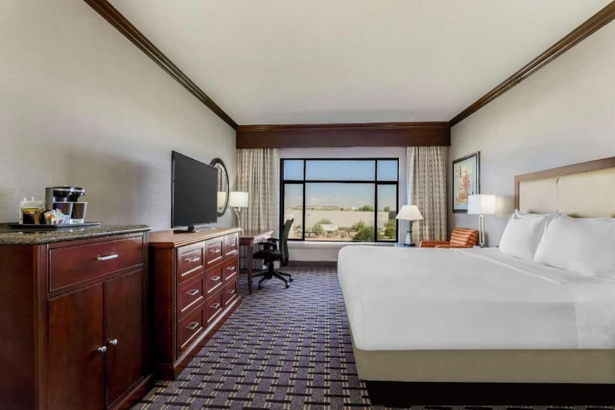 Premium bedding, down duvets, pillow-top beds, in-room safe