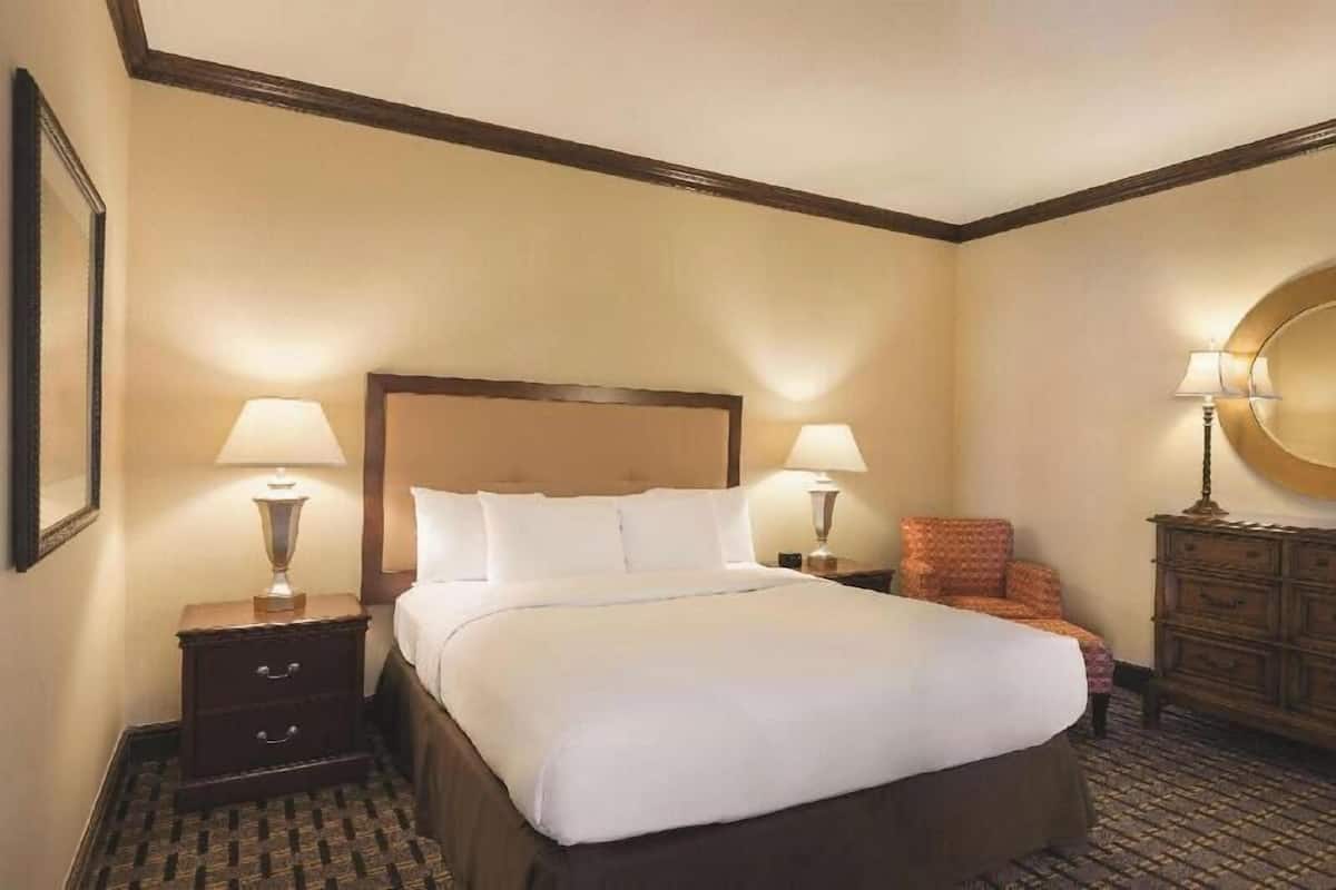 Premium bedding, down duvets, pillow-top beds, in-room safe