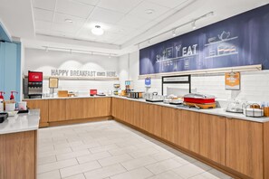 Free daily buffet breakfast 