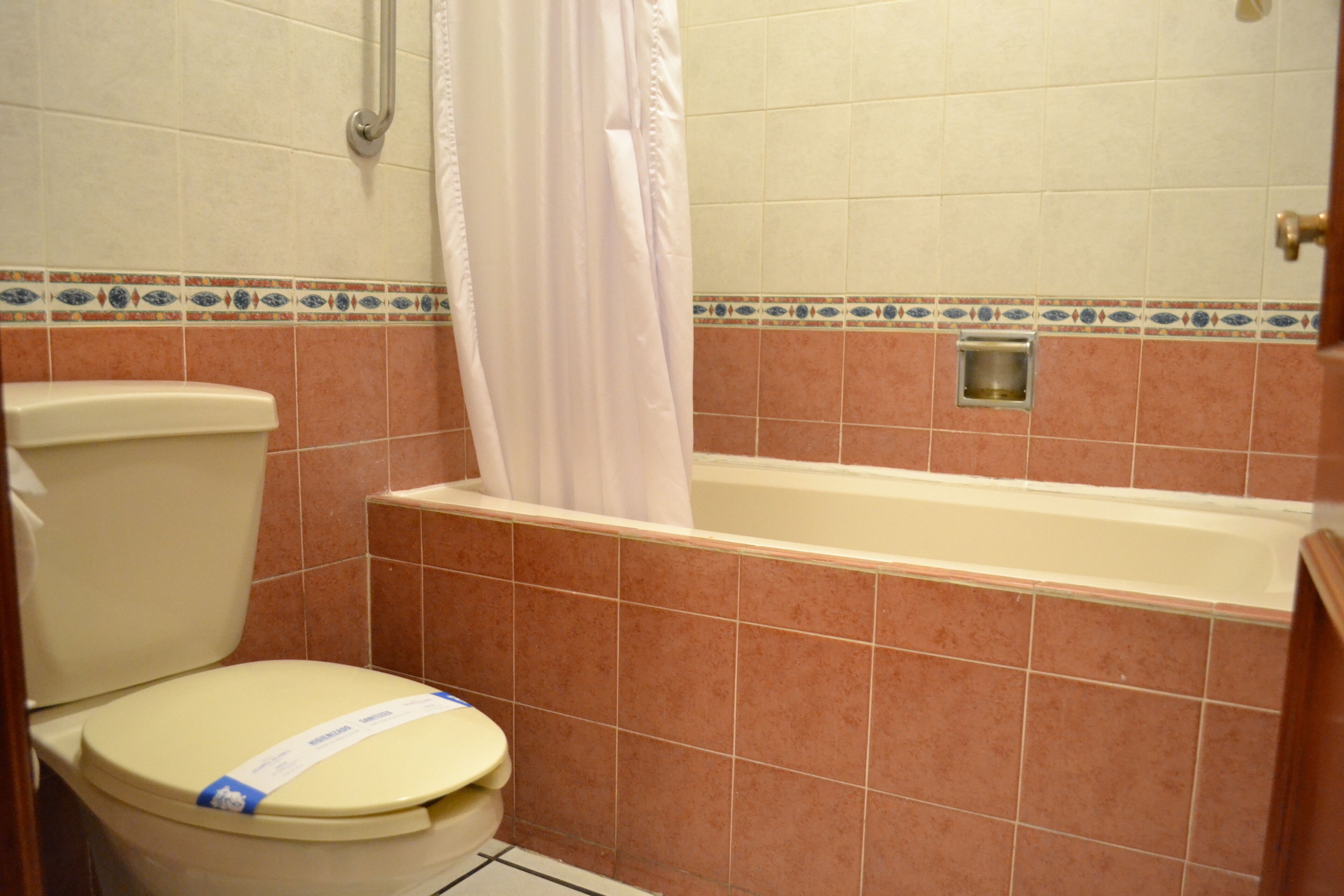 standard room, 2 double beds | bathroom | shower, free toiletries, hair dryer, towels