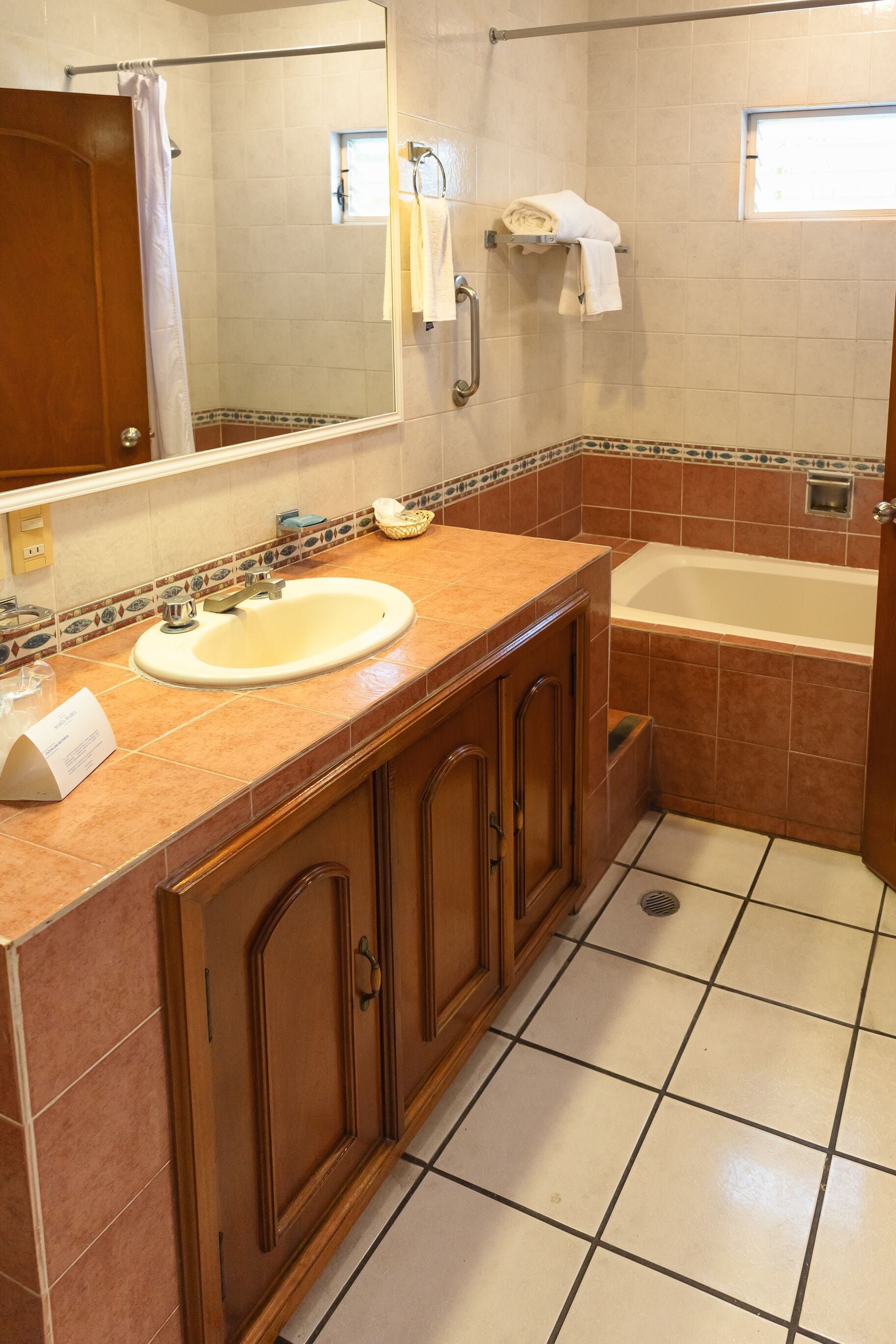 executive room, 2 queen beds | bathroom | shower, free toiletries, hair dryer, towels