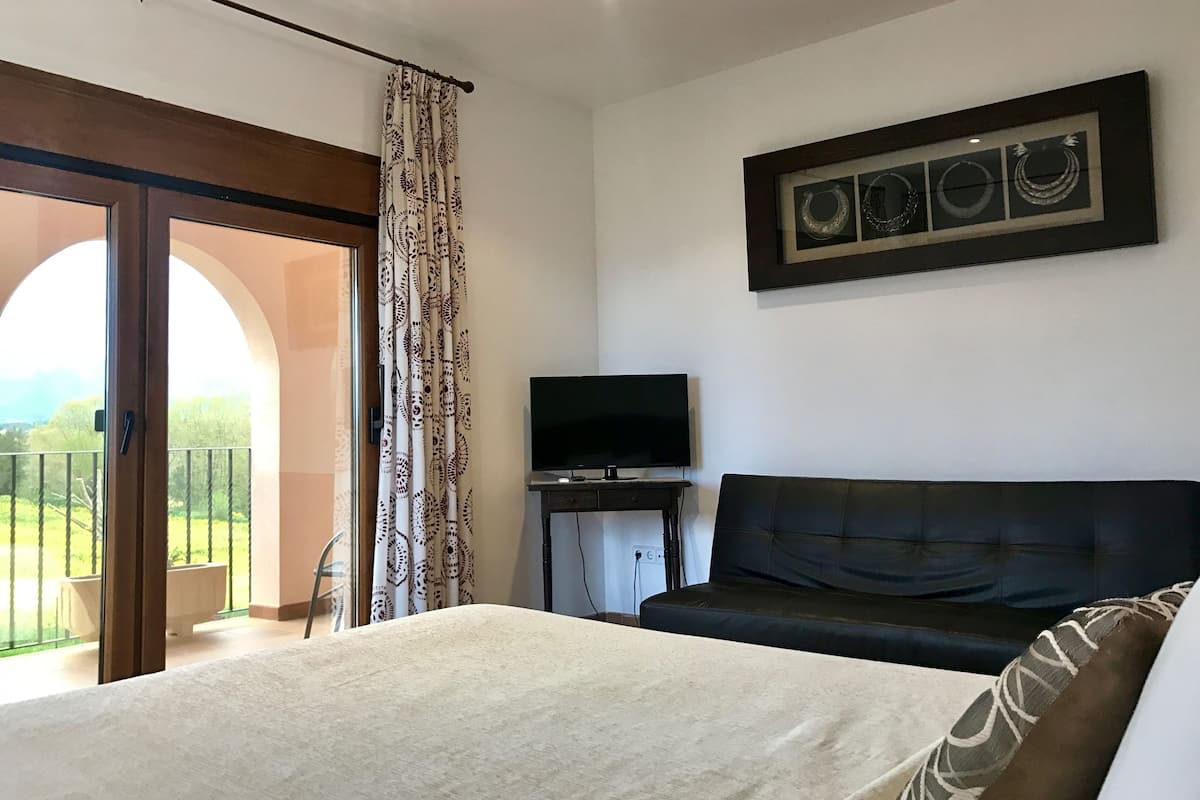 Suite junior | Escritorio, cortinas blackout, insonorización y wifi gratis 