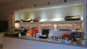 Daily buffet breakfast (EUR 12.50 per person)