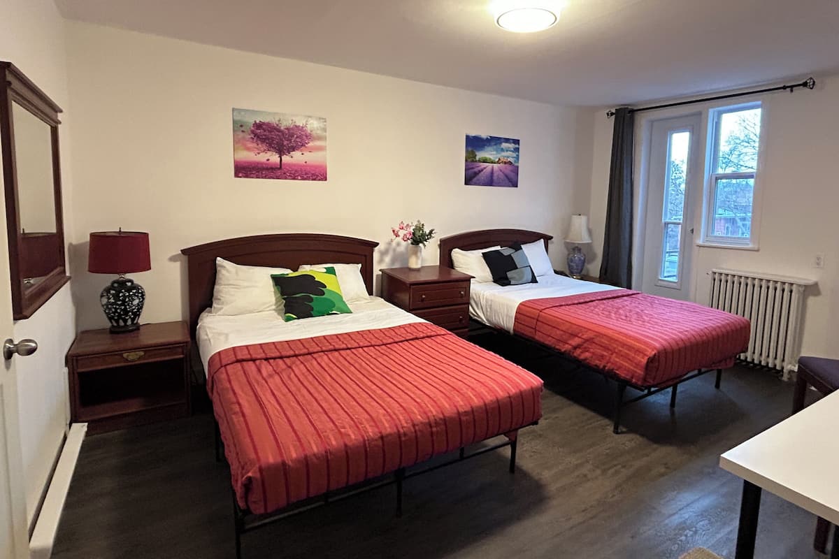 Standard Room, 2 Double Beds | Individually decorated, desk, rollaway beds, free WiFi