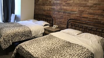 Standard Room, 2 Double Beds | Individually decorated, desk, rollaway beds, free WiFi