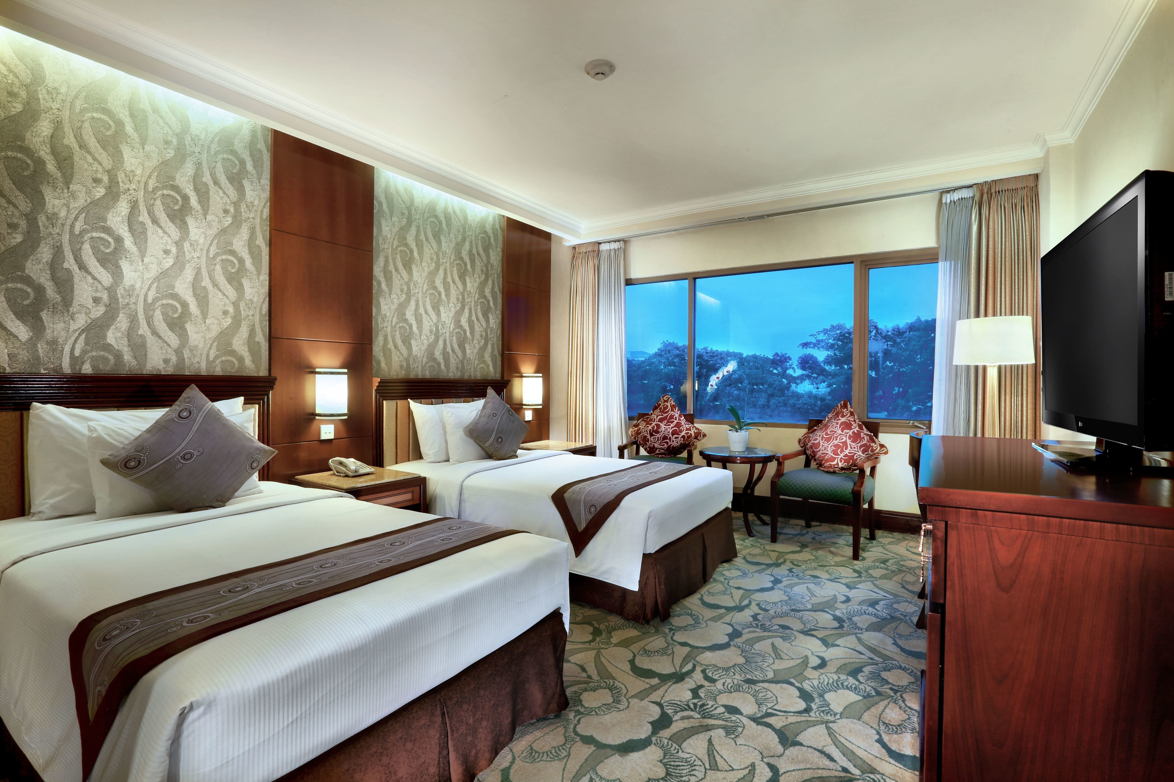 superior room | in-room safe, desk, laptop workspace, iron/ironing board