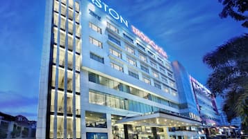 Front of property – evening/night