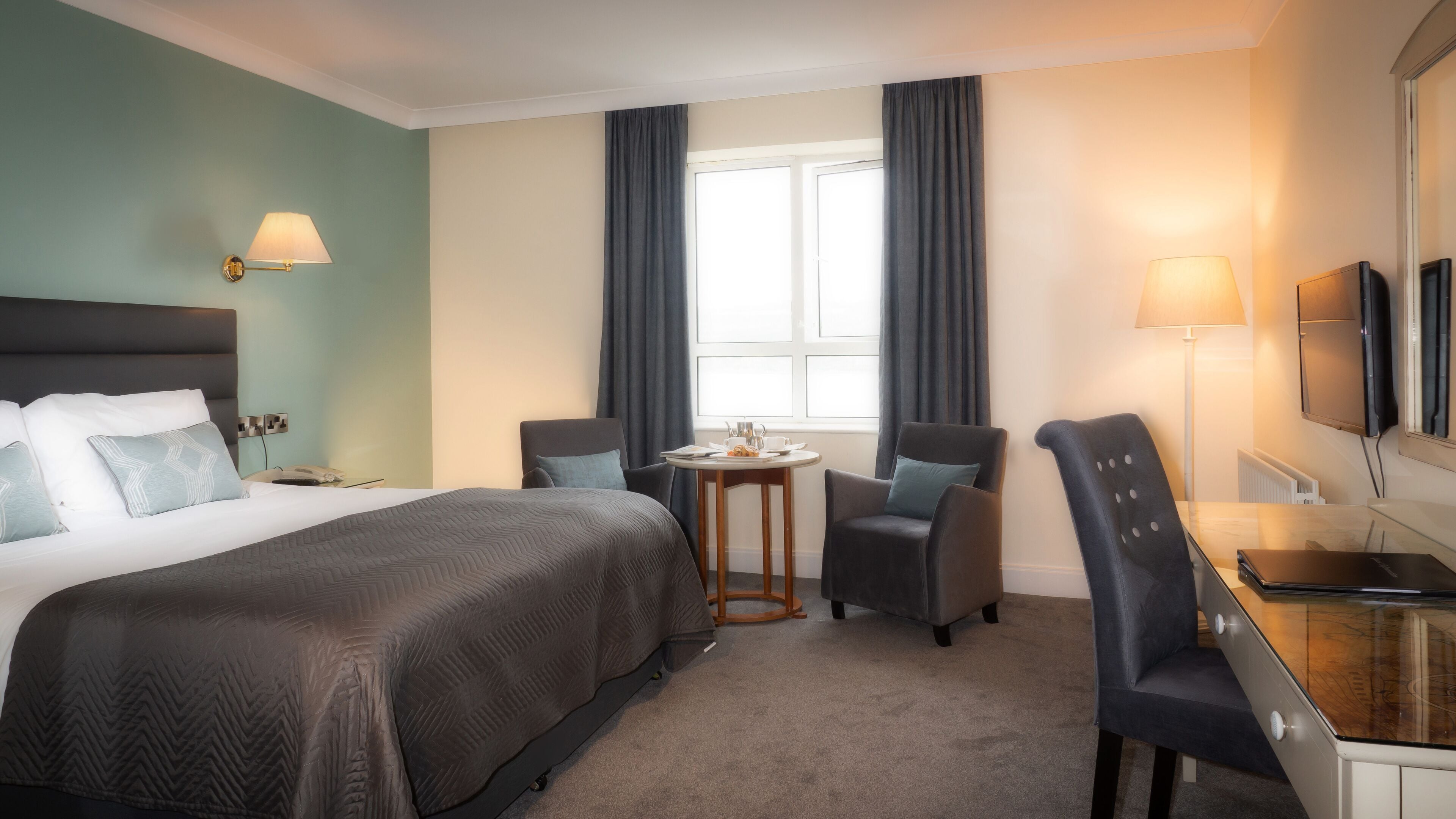 superior double room | individually furnished, desk, laptop workspace, iron/ironing board